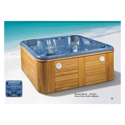 Prefab SPA Fibreglass Swimming Pool Inground Hot Tub Pool Combo