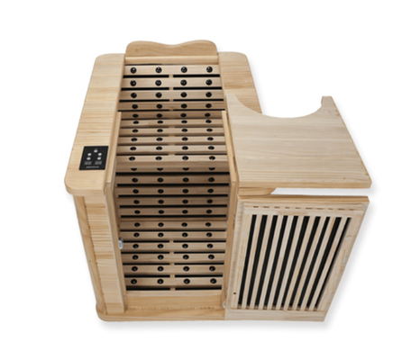Half Body Home Traditional Sauna Portable Hemlock 1 Person Portable