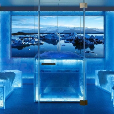 Bropools Ice Sauna Snow Room Ice Fountain Cold Sauna In Cryo Therapy