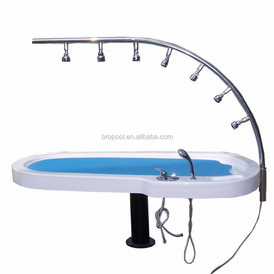 White Acrylic Massage Vichy Shower Bed Hydrotherapy Function