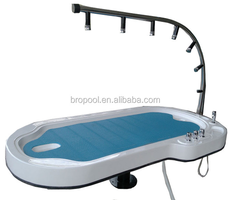 White Acrylic Massage Vichy Shower Bed Hydrotherapy Function