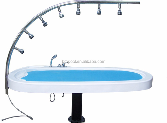 Arc Massage Spa Equipment Vichys Spa Shower Table 10mm Glass Thickness