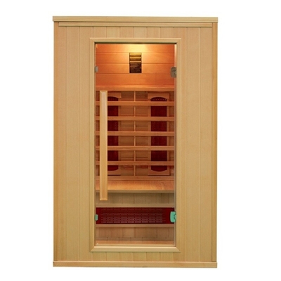 Luxury Popular Hemlock Outdoor Far Infrared Sauna Room Wooden Infrared Heater