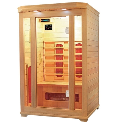 Luxury Popular Hemlock Outdoor Far Infrared Sauna Room Wooden Infrared Heater