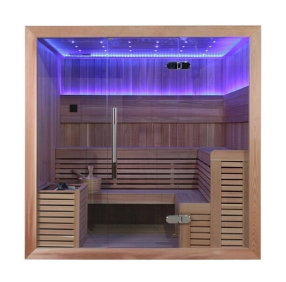 Hot Luxury Wet Steam Personal Use Sauna Salt Room With Salt Stone