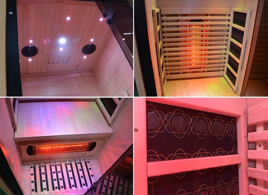 Shape Room Far Infrared Sauna Spa Finnish Mini Sauna For Half Body 100KG