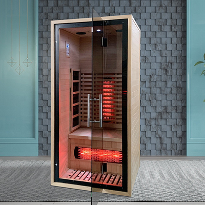 Shape Room Far Infrared Sauna Spa Finnish Mini Sauna For Half Body 100KG