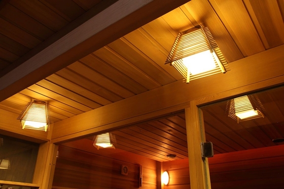Red Cedar Wooden Gazebo Outdoor Sauna Room Home Infrared Sauna House