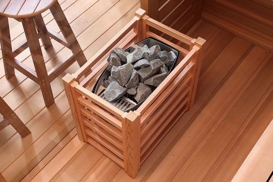 Red Cedar Wooden Gazebo Outdoor Sauna Room Home Infrared Sauna House
