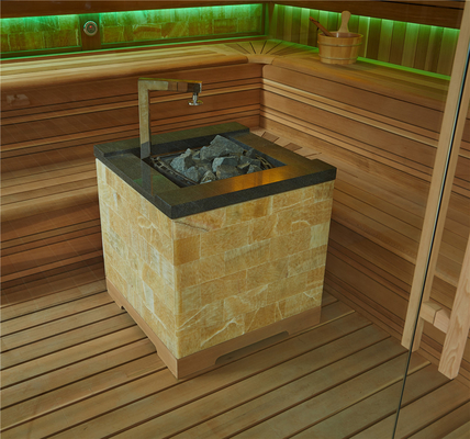 Red Cedar Wood Gazebo Garden Sauna Room Outdoor Luxury Infrared Sauna Room