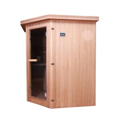 Luxury Rock Combination Infrared And Traditional Sauna Led Star Lights Corner Salt Steam Room