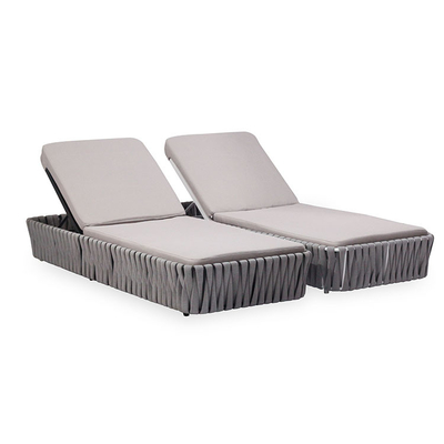 Garden Hotel Outdoor Pool Sun Loungers Luxury Rattan Sun Lounger Sofa
