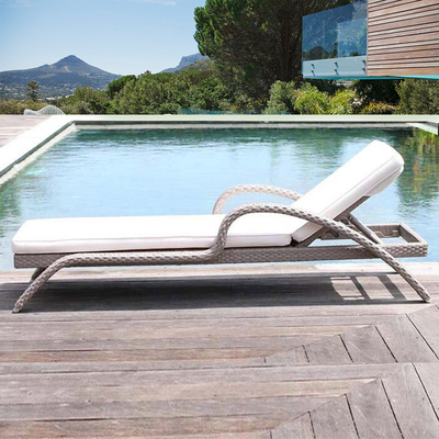 Hotel Pool Side Sun Lounger Outdoor Furniture Beach Daybed Lounger