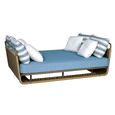 Leisure Outdoor Patio Furniture Pool Sun Loungers Woven Rope Daybed