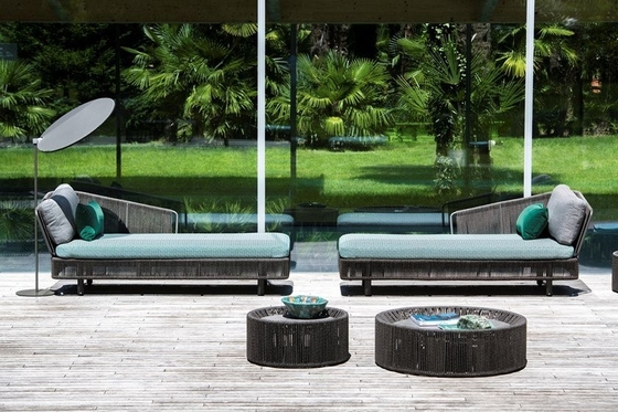 Patio Leisure Outdoor Chaise Lounge Daybed Contract Quality Baech Garden Lounger Chair