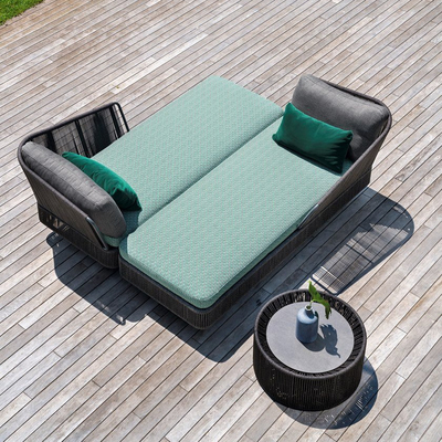 Patio Leisure Outdoor Chaise Lounge Daybed Contract Quality Baech Garden Lounger Chair