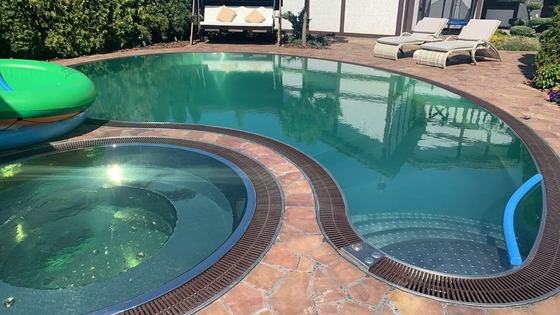 Outdoor Garden Stainless Steel Structure Pool Metal Frame Pool For Home