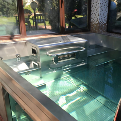 Beautiful Hydromassage Garden Metal Frame modular inground pool Swim Spa Luxury 12x24 Inground Pool