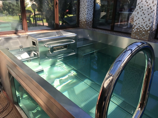 Beautiful Hydromassage Garden Metal Frame modular inground pool Swim Spa Luxury 12x24 Inground Pool
