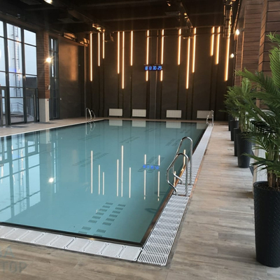 Indoor Spa 316 Rectangle Steel Frame Inground Pools Luxury For Villa