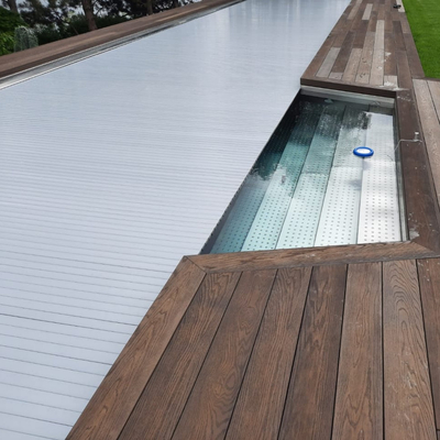 Villa Luxury Rectangle Modular Inground Swimming Pools Stainless Steel 316 Spa With Cover