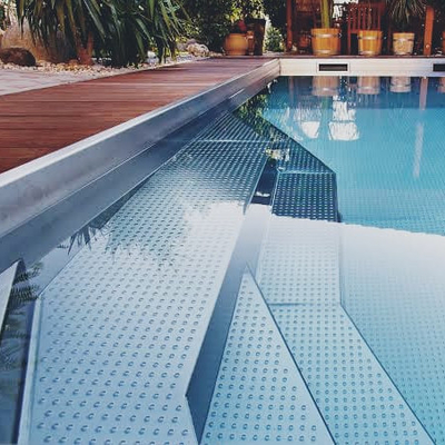 Luxury Stainless Steel Structure Pool Steel Panel Liner For Indoor Hotel Villa