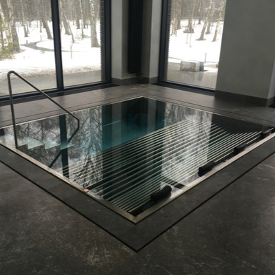 Stainless Steel Mobile Metal Frame Swimming Pool 16x32 Inground Pool
