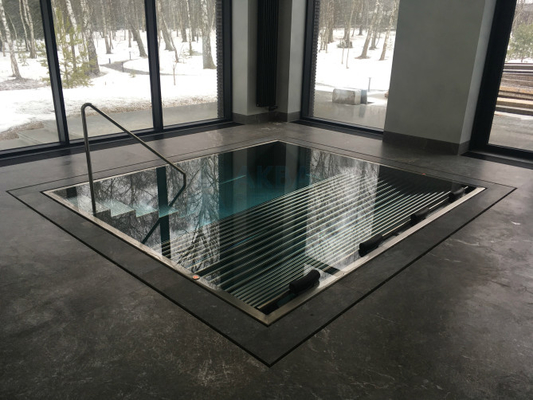 Stainless Steel Mobile Metal Frame Swimming Pool 16x32 Inground Pool