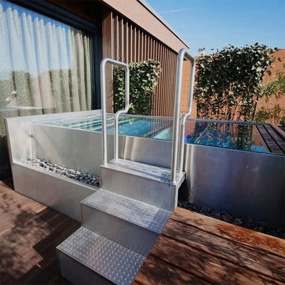 304/316 Stainless Steel Structure Swimming Pool Hotel Villa Custom Prefabricated Integrated