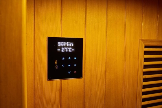 Red Cedar Far Infrared Sauna Room Two Person Steam Sauna Shower