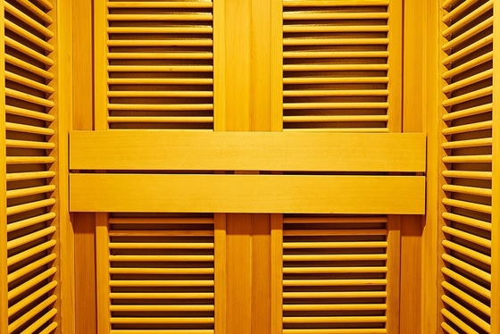 Red Cedar Far Infrared Sauna Room Two Person Steam Sauna Shower