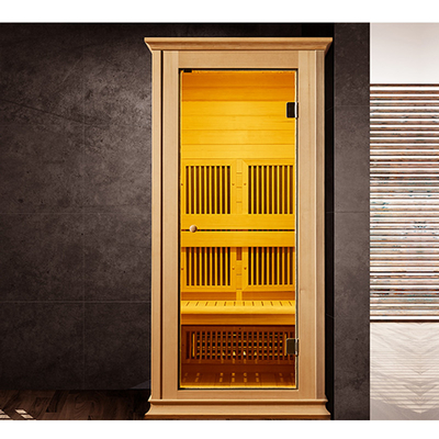 Small Size Carbon Fiber Panel Far Infrared Sauna Room 1 Person Traditional Sauna