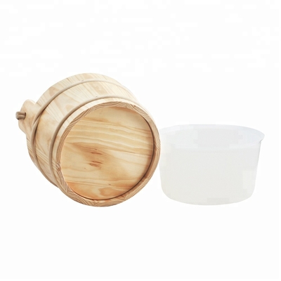 Dry Infrared Sauna Room Accessories Shower Wooden Sauna Bucket 4L
