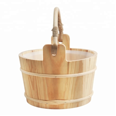 Dry Infrared Sauna Room Accessories Shower Wooden Sauna Bucket 4L