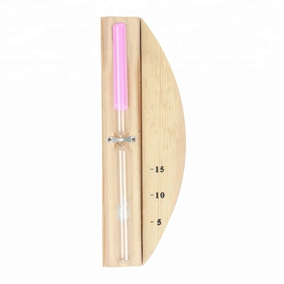 Wall Mounted Sauna Timer Hourglass 15 Min Room Sand Glass Clock / Sauna Sand Timer