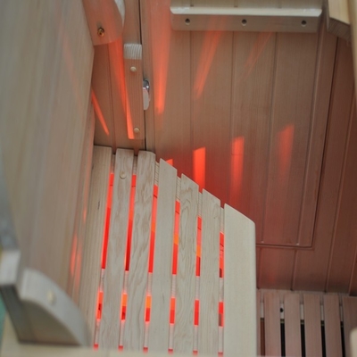 Double Wall Hemlock Portable Infrared Sauna Half Body 0.9kw