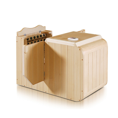 Hemlock Infrared Half Body Sauna 0.9kw 220V Portable Sauna Room