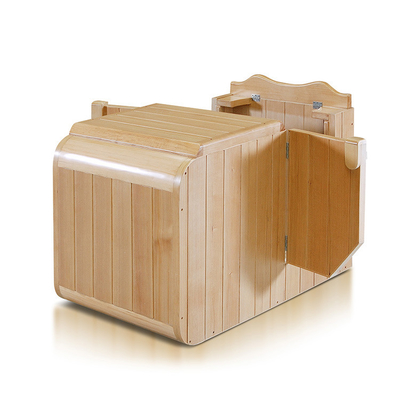 Hemlock Infrared Half Body Sauna 0.9kw 220V Portable Sauna Room