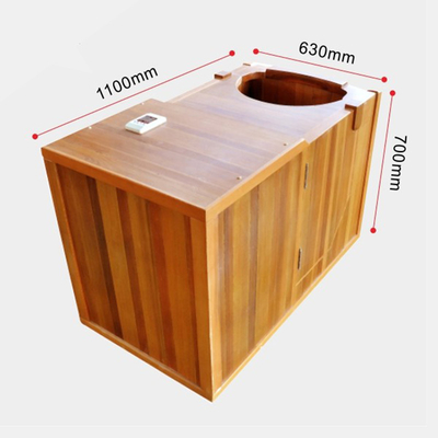 Canada Hemlock Household Mobile Half Body Mini Sauna Rooms Far Infrared Sauna