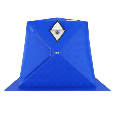 Nylon Portable Outdoor Sauna Blue Tent With Big Windows Camping Products