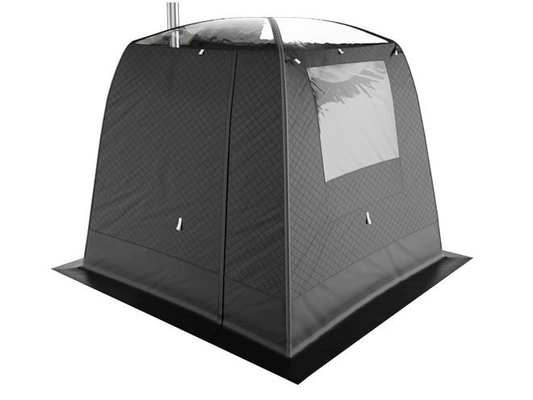 Outdoor Camping Sauna Tent With Large Window And Transparent Roof