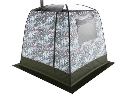 Outdoor Camping Sauna Tent With Large Window And Transparent Roof