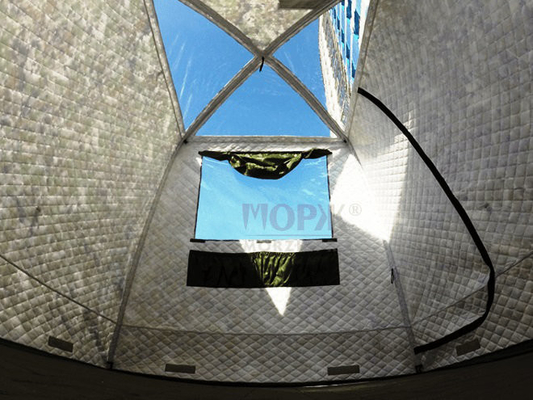 Outdoor Camping Sauna Tent With Large Window And Transparent Roof