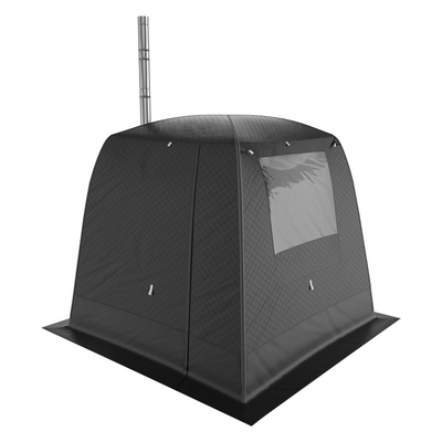 Portable Outdoor Sauna Tent With Large Windows Winter Tent Camping Essentials