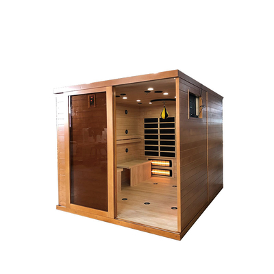 Hot Yoga Infrared Sauna Room Dry Steam Hemlock Outdoor Sauna Room