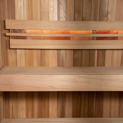 Indoor Traditional Clear Hemlock 4-6 Person Sauna Room Sauna Cabin