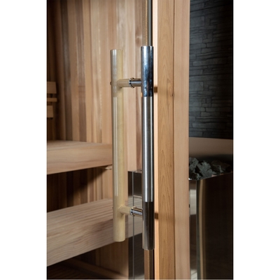 Indoor Traditional Clear Hemlock 4-6 Person Sauna Room Sauna Cabin