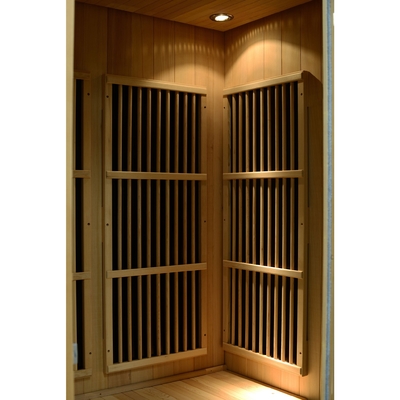 Indoor Far Infrared Sauna Room 2-4 Person Canadian Hemlock Wooden 9KW