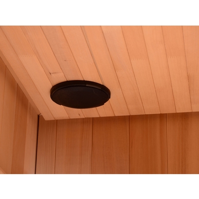 Indoor Far Infrared Sauna Room 2-4 Person Canadian Hemlock Wooden 9KW