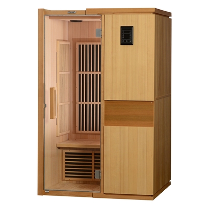 Indoor Far Infrared Sauna Room 2-4 Person Canadian Hemlock Wooden 9KW